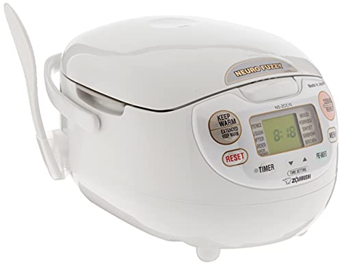 Zojirushi Ns ZCC10 Neuro Fuzzy Rice Cooker and Warmer (White)