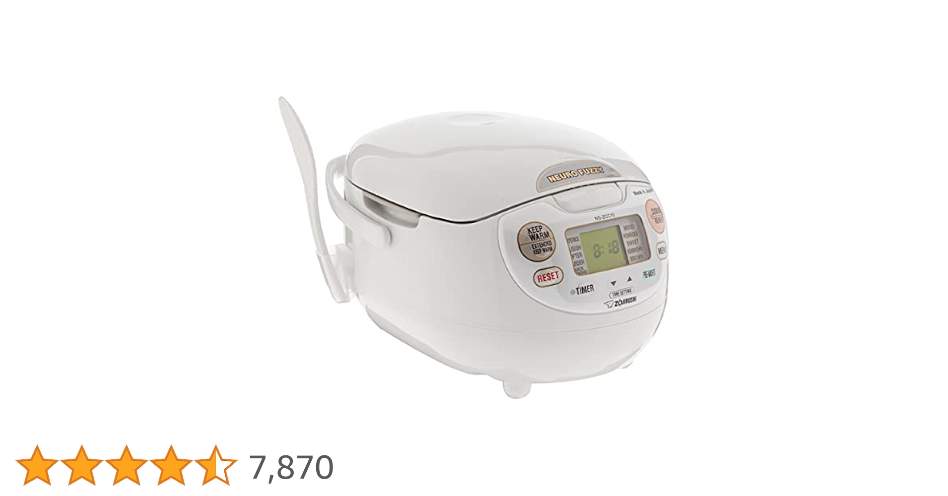 象印 炊飯器 NS-ZLH10-WZ 海外仕様モデル 象印 海外向け炊飯器 220V-230V仕様 象印マホービン マイコン