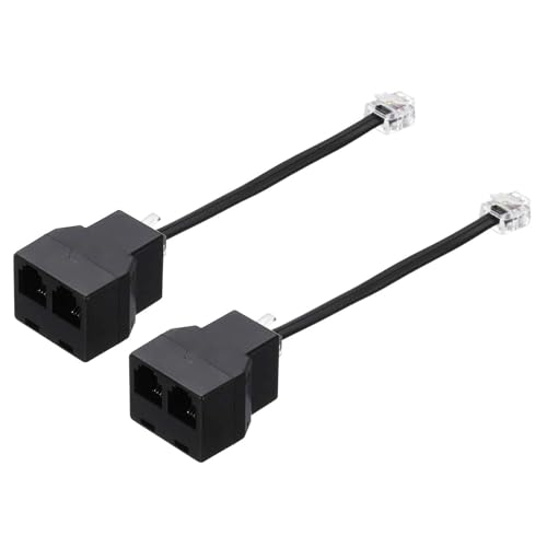 Câble RJ11 6P4C répartiteur de prise téléphonique pour bureau et box internet