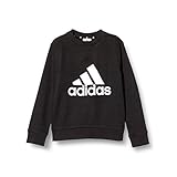 [アディダス] スウェット キッズ クルー トレーニング スウェットシャツ ブラック/ホワイト(GN4029) 日本サイズ150 相当
