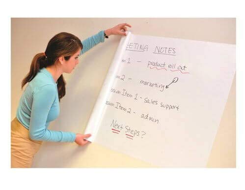 Awestuffs Imported Whiteboard Self Adhesive Wallpaper Sticker for Kids Home Classroom Office Room with Marker (XXXL - 60 x 200 cm) 2