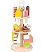 Produktbild small foot Eisständer aus Holz, Zubehör für Kaufmannsladen und Kinderküche, 15 Eis-Sorten, für Kinder ab 2 Jahren, 11488