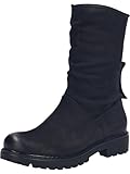 Josef Seibel Damen Klassische Stiefel Melinda.31,Weite G (Normal),Wechselfußbett,schnürer,Halbschuhe,klassisch,Boots,schwarz,40 EU