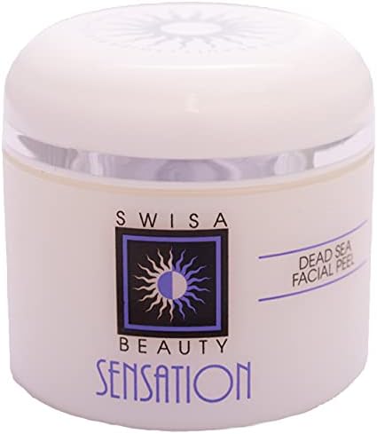 Swisa Beauty Dead Sea Facial Peel - Spa-quality facial peel, softens and enhances skin tone while removing dry and dead skin efficiently and effortlessly - For all skin types.