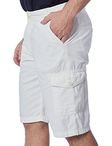 Bermuda Básica Masculina Cargo Em Sarja Off White 046
