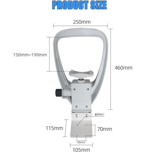 Support de levage pour optométrie avec mentonnière et support frontal réglable - 3