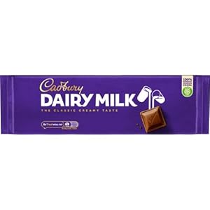 Cadbury Dairy Milk Chocolate Gift Bar OFFICIAL, Sharing Bar, 300 g