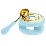 ABOOFAN Réchaud Cire Cacheter Alliage Aluminium avec Cuillère Kit Chauffe-cire Réutilis...