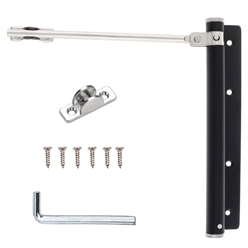 Cierrapuertas, Cierrapuertas Automatico, Muelle Cierrapuertas, Ajustable Muelle Puerta, Cierrapuertas de Acero Inoxidable con Tornillos, Para Puertas de Interior y Exterior para el Hogar la Oficina
