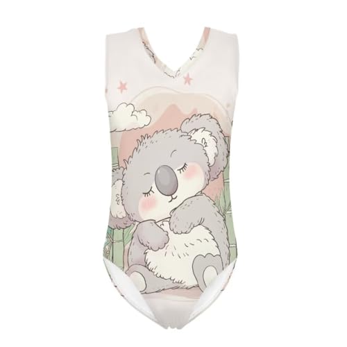Image of Girls' Swimwear for 3-14 Cartoon Bathing Suit Girl Swimsuit Gym Leotard