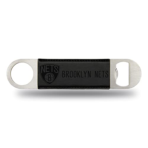 Lame de bar Brooklyn Nets en simili cuir pour décapsuler sans effort et avec style