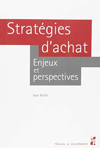 livre Stratégies d'achat: ENJEUX ET PERSPECTIVES