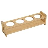 Aus Bambusholz, gratfrei und glatt.