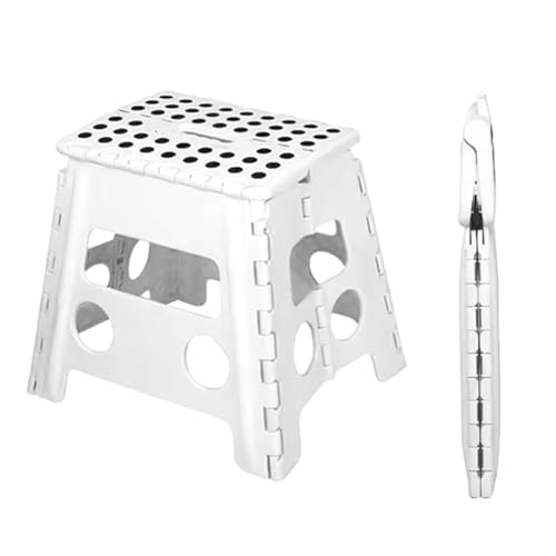 Generisch Taburete Plegable - hasta 150 kg de Asiento Ligero | Taburete Plegable portátil para Adultos | para Cocina, baño, salón, jardín, Camping, hogar