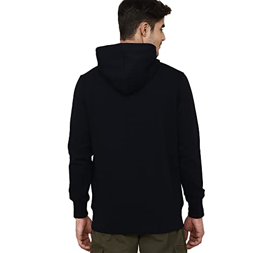Image of Free Authority Men's Full Sleeve Solid Hooded Sweatshirt
