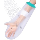 EuyiHlybt ギプス 防水カバー 腕 ギブスカバー 大人 骨折 お風呂カバー 繰り返し使える ギプスカバー 防水シャワー 包帯カバー 腕 柔らかく快適な防水カバー 傷の心配の供給 (緑)