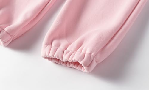 Image of Mud Kingdom Girls Boys Drawstring Sweatpants Solid Colors Elastic Waist Slant Pockets 2-10 Years