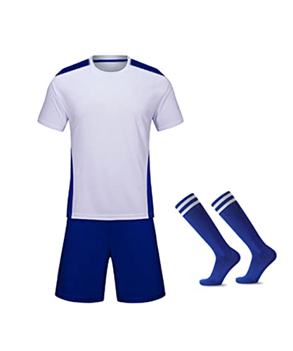 Image of M2C Kids Soccer Uniform Athletic Jersey Shorts Socks Set
