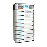 pagertec VOX Cell Phone Charging Station Locker, Digital Pin Activated Locking Bays USB Charging Station, Easy Setup - Wall Mounted or Floor Standing, All Type Charging Cables