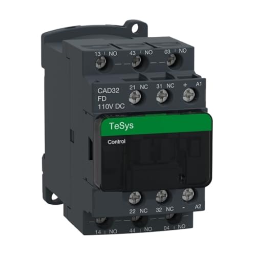 Relais CAD32FD DC110V 3NO + 2NC pour commande de moteur industriel