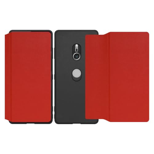 LOOF SLIM-FIT Xperia XZ3 P[X Jo[ 蒠^ {v U[ X}zP[X J[h[ Xgbvz[ Vv ϏՌ ^ y leather[XJ[bg]