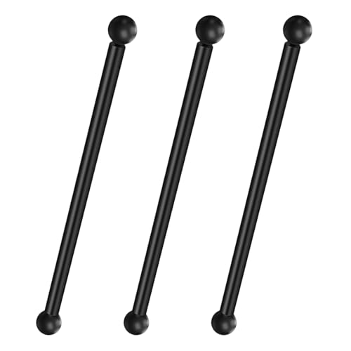 Supports de bras pour poteau de lampadaire extérieur noir 41 cm