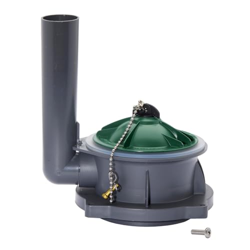 American Standard 3280.040-0070A Champion Flush Valve Assembly for 1 Piece Toilets, 6.40 in wide x 7.00 in tall x 10.3 in deep, Black