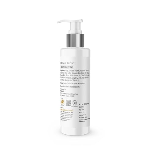 Image of G&R Purebless Body Lotion 100ml | Made with Aloevera, Glycerine, Shea Butter, Almond & Olive Oil | Glowing Repairs Skin Barrier & Helps in Soft | For All Skin Type