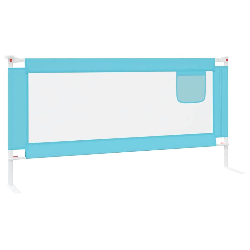 Generisch Kleinkind-Bettschutzgitter Blau 190x25 cm Stoff,Baby & Kleinkind,Babysicherheit,Baby-Bettschutzgitter,10214