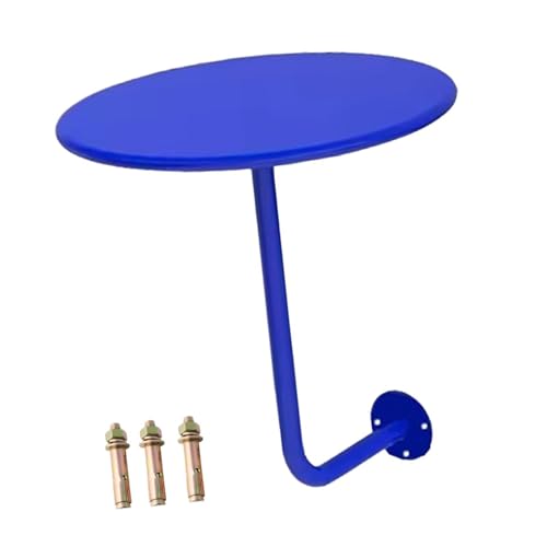 Mesa de hierro estilo nórdico compacta con acabado azul oscuro premium 8