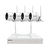 REVO America Wireless 4CH. Security System – 1TB Full-HD Wi-Fi NVR, 4 x 1080P Audio Capable Indoor/Outdoor Bullet Cameras with Built-in Pir – Remote Access Via Smart Phone, Tablet and Pc