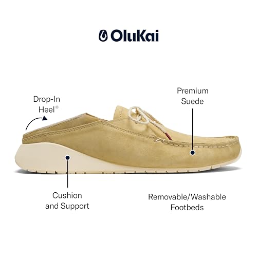 Image of OLUKAI Ka'a Driver Men's Loafers, Italian Suede Shoes, Premium Material & Contemporary Look, Comfortable Fit & All-Day Support