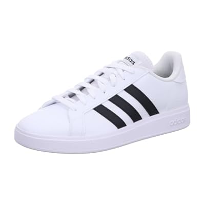 adidas Grand Court Base 2.0 Shoes  Zapatos Hombre  Cloud White/Core Black/Cloud White  43 1/3 EU
