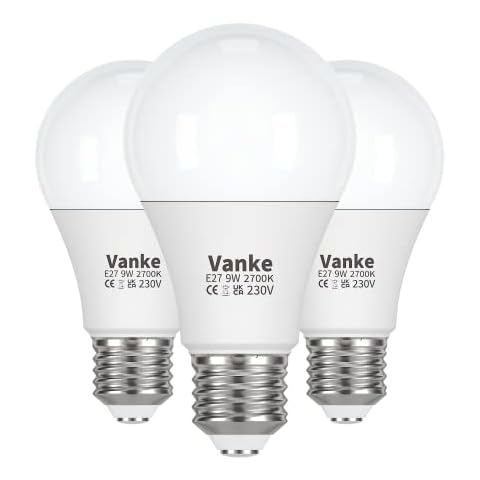 Vanke E27 LED Bulb, Warm White 2700K Cover
