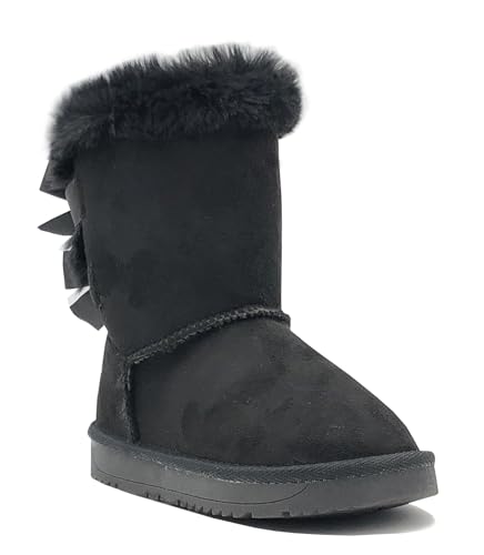 REDVOLUTION New Kids Classic Snow Boots Faux Fur Midcalf Outdoor Boots (Big Kid)2