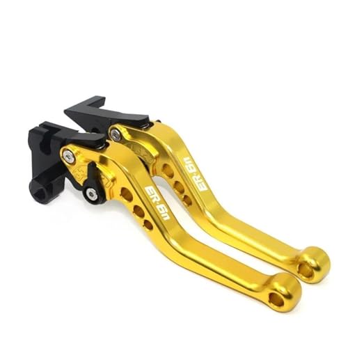 Motorrad CNC Einstellbare Bremse Kupplung Hebel Für Kawasaki NINJA 650R ER-6F ER-6N ER6F ER6N 2009-2016 NINJA 400R Zubehör(Gold)