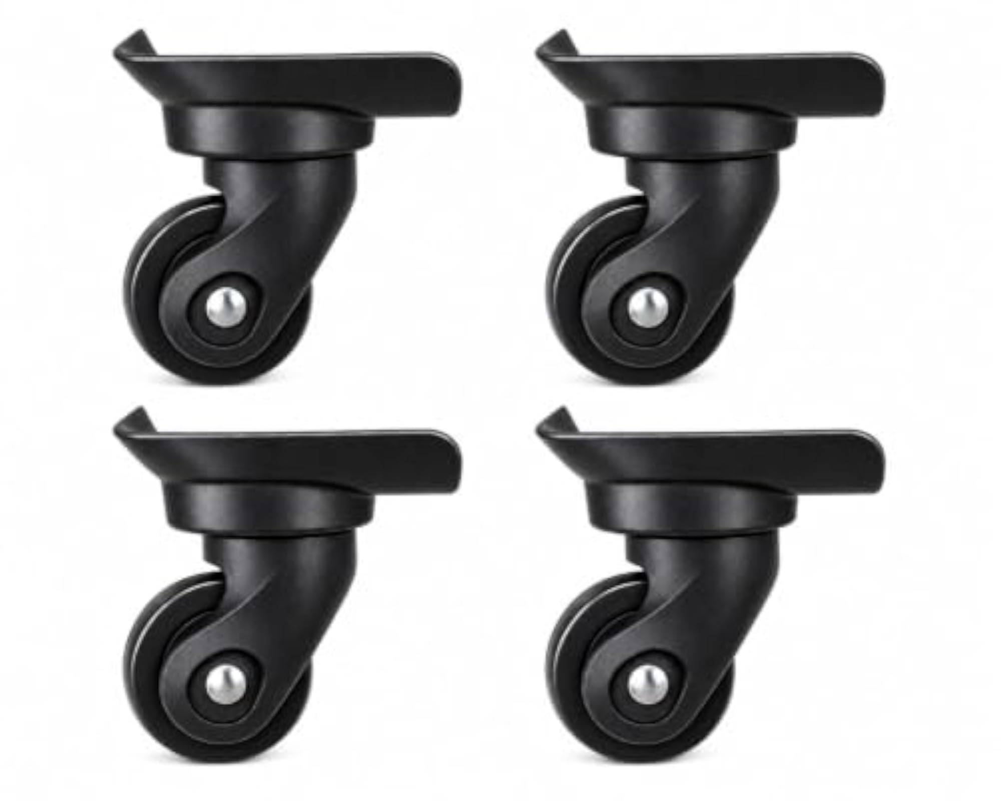 Universal Replacement Caster Wheels for Luggage, 2 Inch