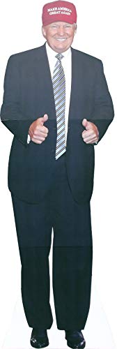 image for aahs!! Engraving Donald Trump Stand Up | Cardboard Cutout | 6 feet Lif