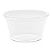 Dart 075PC Conex Complements Translucent Portion Container.75oz, Round, 125/PK, 20 PK/CT