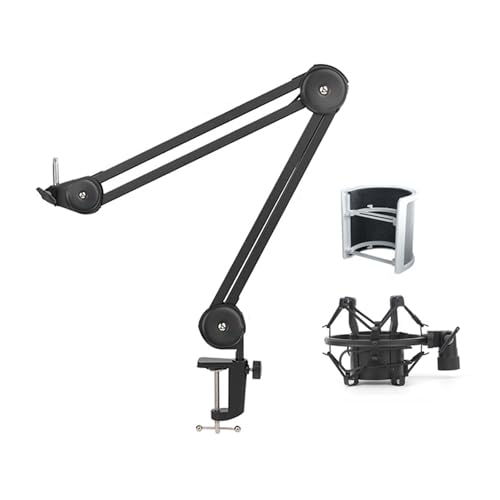 調整可能なマイクサスペンションブームシザーアームスタンド金属マイクスタンド統合スプリングボイスオーバーアーティスト音声認識