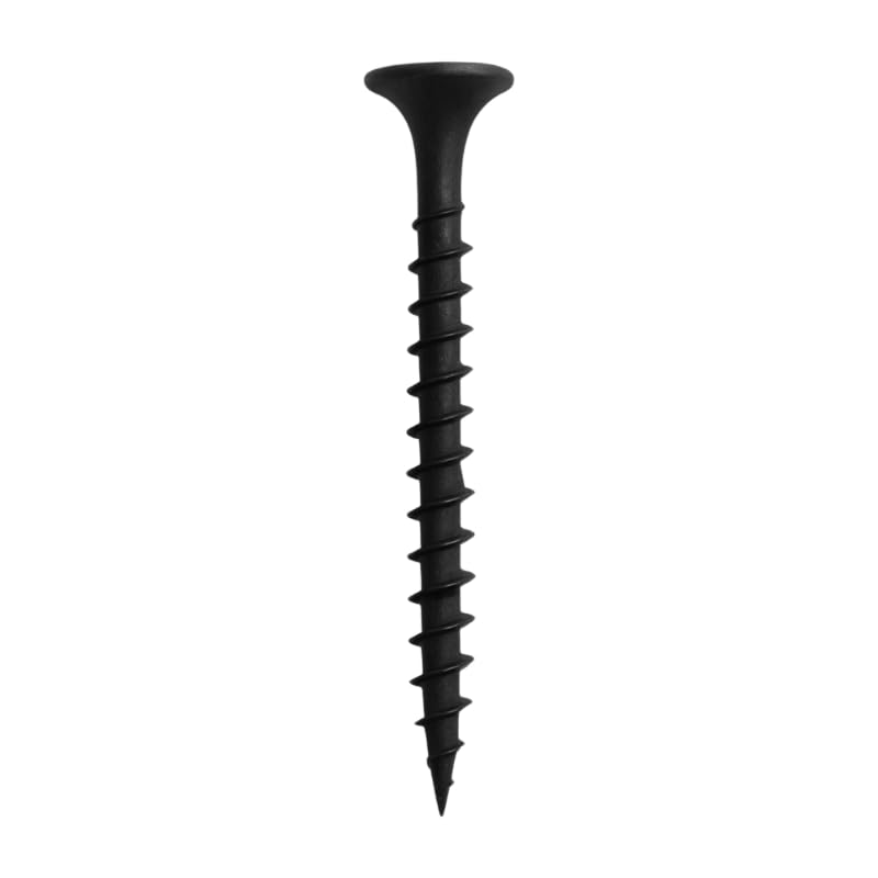 Drywall Screws, Bugle Head Plasterboard Screws, Black, 500g or 1000g (784, 3.5 x 25mm / QTY: 784pcs)