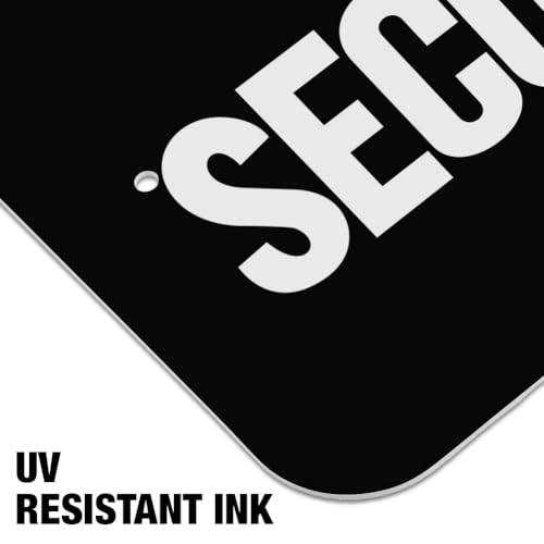 Graphics & More Security Home Business Office Sign - Plastic - 12\" x 18\" (30.5 cm x 45.7 cm)