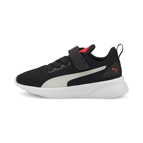 PUMA Flyer Runner Jr Laufschuhe für Kinder, Unisex, Mehrfarbig (PUMA Black Gray Violet), 38 EU