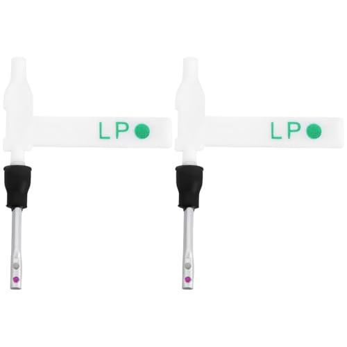 Image of AS Axis Spindleon 2 Pack LP Turntable Stylus Gemstone Tip Replacement Needle Compatible with Fidelity UA8 UA9 UA10