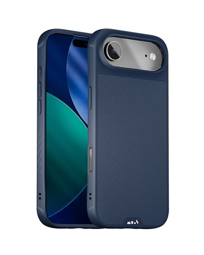 Image of Mous for iPhone Air Case, Compatible with MagSafe - Limitless - Protective Magnetic Cover for iPhone Air - Shockproof, Full Camera Protection, Anti-Scratch Back, Marine Blue