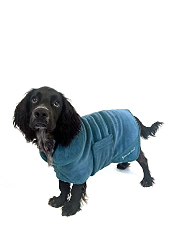 Mountain Paws Dog Drying Robe, Blue, Extra Large