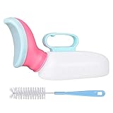 Scienlodic Female Urinal Portable Urinal for Women with Lid, Women Pee Urine Bottle, Soft Edge Splash Proof for Hospital Car Travel Bedridden After Post Surgery