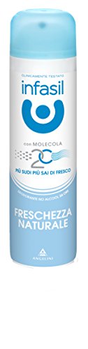 Infasil Deo-Spray, natĂĽrliche Frische, 150 ml 5 Pezzi