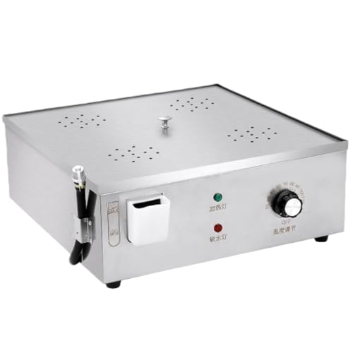 Vifxucy 電気蒸し器 業務用パン蒸し器 急速加熱 業務用点心蒸し器 30〜110℃ 温度調節可能 ステンレス製 お手入れ簡単 操作簡単 独立給水 家庭装飾、ビュッフェ、レストランに最適 (4つの穴(48*45*20cm))