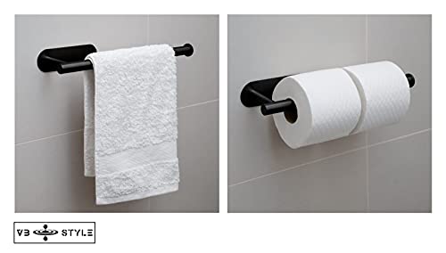 VB-STYLE-Kitchen-Roll-Holder-Paper-Towel-Holder-Kitchen-Towel-Holder-Paper-Towel-Dispenser-Wall-Kitchen-Roll-Holder-Self-adhesive-Black